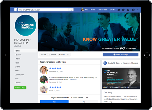 Facebook page